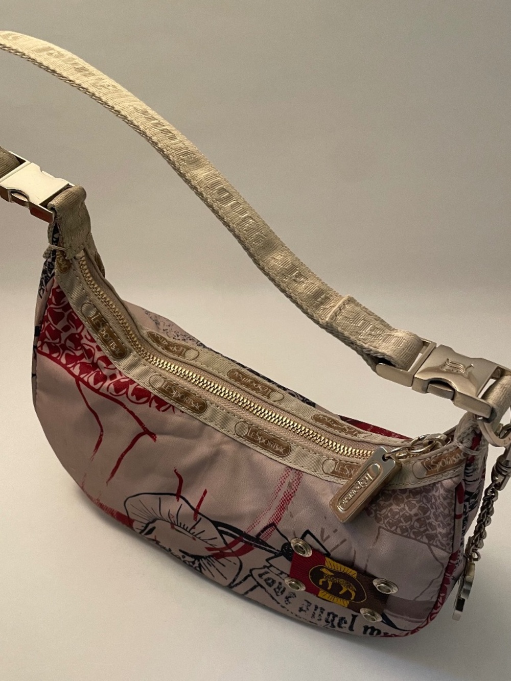 L.A.M.B. LeSportsac Hella Hobo Gwen Stefanie Shoulder Bag Vintage Y2K